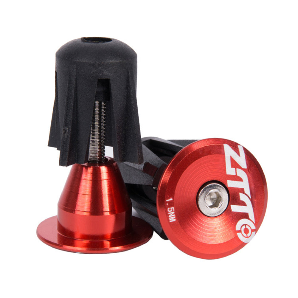 ZTTO 0901 1 Pair Bar End Plugs Handlebar End Caps Bike Handlebar Plugs for 22-24mm ZTTO 0901 1 Pair Bar End Plugs Handlebar End Caps Bike Handlebar Plugs for 22-24mm
